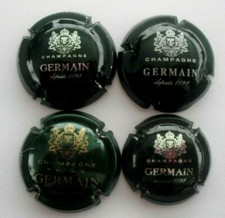 lot de 4 capsules de champagne GERMAIN toutes différentes