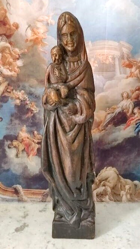 Statue vierge marie enfant - statue,