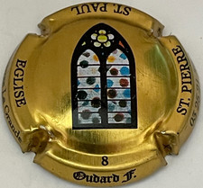 Capsule de champagne OUDARD F. (30h. N° 08 fond or)