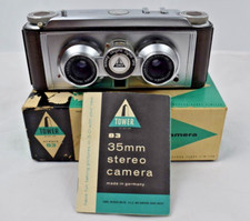 ILLOCA IIA SEARS ROEBUCK TOWER STEREO 35MM CAMERA ISCO ISCONAR 35MM 3.5 LENSES