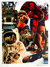 Robert Rauschenberg Lithographie COA Signée Op Numérotée Au Crayon Crayon 180