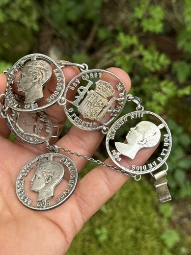 Bracelet pièces pesetas - pièces, 5
