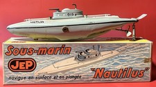 JEP Nautilus Jouet Sous-marin 919 Avec Boite D’origine Année 50 Avec Clé