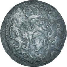 Monnaie, États italiens, CORSICA, General Pasquale Paoli, 4 Soldi, 1765