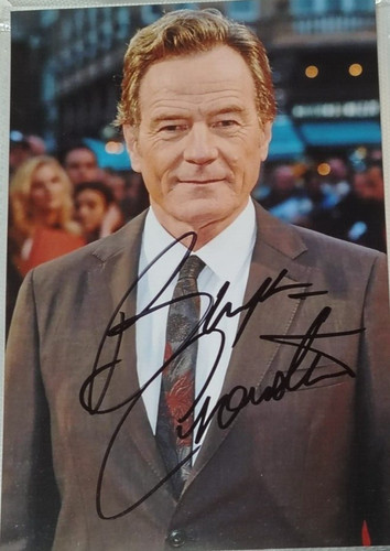 Autograph bryan cranston actor - autograph,