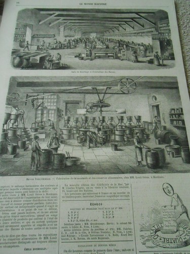 Gravure 1865 industrie - 1865,