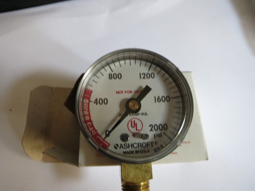 Ashcroft pressure gauge - pressure,