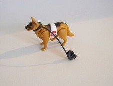 PLAYMOBIL (X396) MONTAGNE -  Chien Secours Berger Allemand Equipe Sauveteur 4227