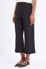 TopShop Chaussures Plates En Cuir Ballerines Noires UK3 EUR36 US6 RRP £62