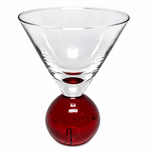 Vintage art glass - glass, martini