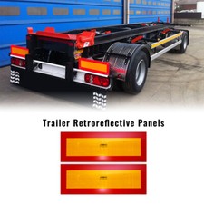 Panneaux Prismatique Réfléchissantes pour Remorque Aluminium, Ensemble De 2