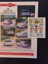 DECALS 1/43 VW VOLKSWAGEN GOLF