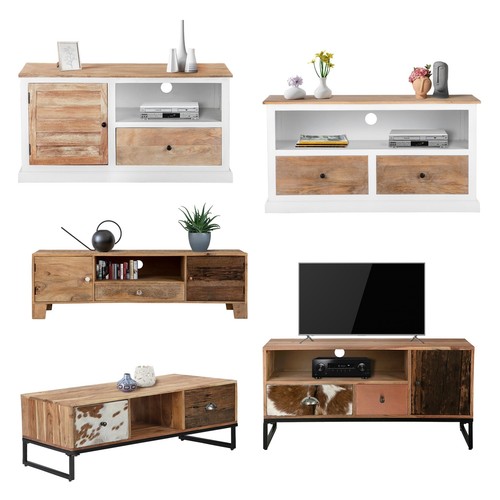 Table basse meuble bois - tv,