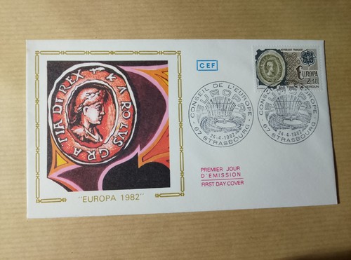 Enveloppe premier jour 1982 - enveloppe,