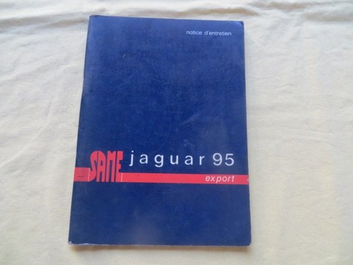 Tracteur same jaguar - same,