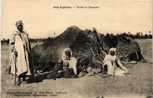 Cpa algeria tentes et - algeria,