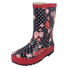 Bottes pluie filles rose - de,
