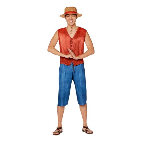 Costume adulte monkey luffy - adulte, d