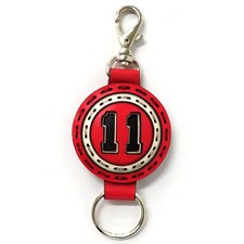Porte-clés en cuir uniforme