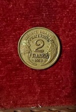 Pièce De Monnaie Française De 1933 Type 2 Francs Morlon Cupro Valeur Faciale...