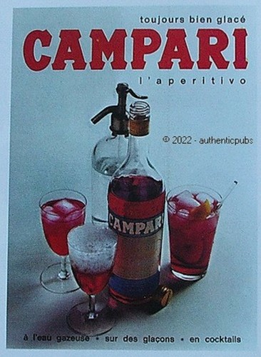 Publicite campari cocktail - publicite,