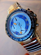 MONTRE MIXTE CALYPSO A  PRECISION CHRONOMÉTRE ,GUICHET DATE,ETAT IRRÉPROCHABLE