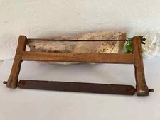 12 ⚜ Ancienne Petite Scie Outil à Main en Bois Longueur de la lame 36 Cm Vintage