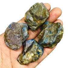 4 Pcs Saphir Naturel Corindon