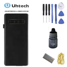 Vitre arrière Samsung Galaxy S10 Plus (G975F) Prism Noir - Origine Démontée