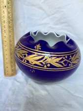 vase boule vide poche  opaline
