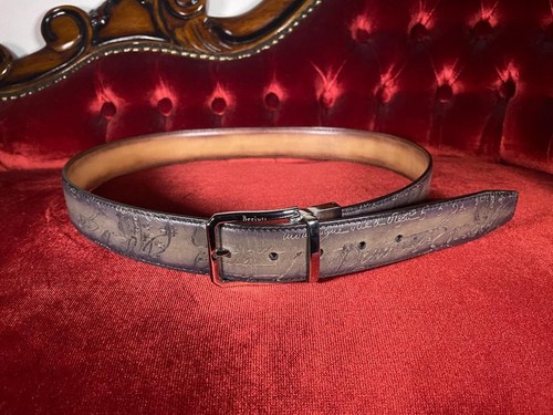 Berluti versatile leather belt