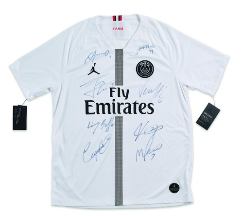 Maillot psg signé équipe - -,