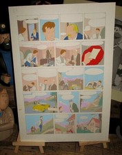 Ric Hochet - Mise en couleur originale -C2- De la bd premières enquêtes - 1991