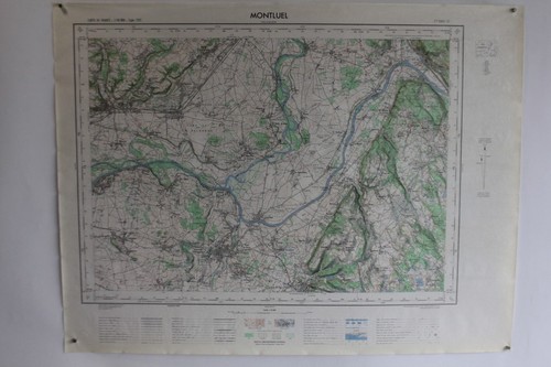 Ancienne carte ign montluel - ign,