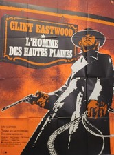 "L'HOMME DES HAUTES PLAINES" Affiche originale 1973 (Clint EASTWOOD) 120x160cm