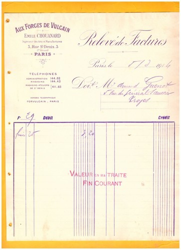 Paris machines outils - paris, (i°)