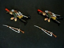 Frontline Figures soldat de plomb 2 dragons à pied de la garde morts