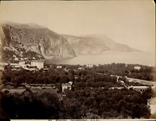 Jean Gilletta, France, Beaulieu, Vue Générale vintage albumen print Tirage alb