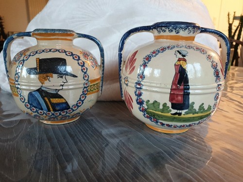Lot vases quimper - , henriot
