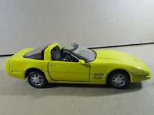 370S Maisto Chevrolet Corvette ZR-1 Jaune 1:38 Jouet à Friction Testé Ok