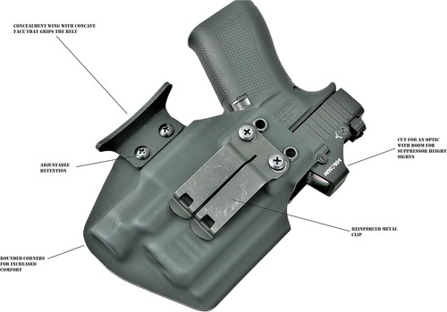 Iwb light bearing kydex - bearing,