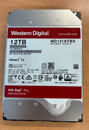 Wd121kfbx sata western - 12,