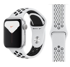 Véritable Apple Nike 42mm/44mm/45mm Sport Boucle Montre Bande - Pure Platinum /
