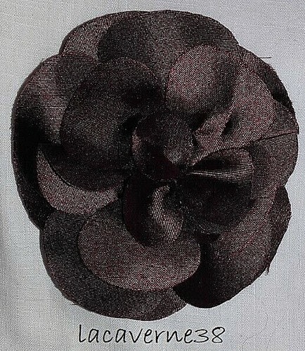 Fleur vintage tissus bordeaux
