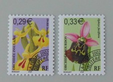 France année 2002 préoblitéré 244 245 neuf luxe ** préo orchidées fleurs