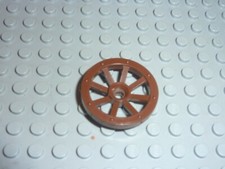 Lego Oldbrown wheel Réf 2470 Set 6042/6038/6039/6027/6028/6079/6056/6029/6004...
