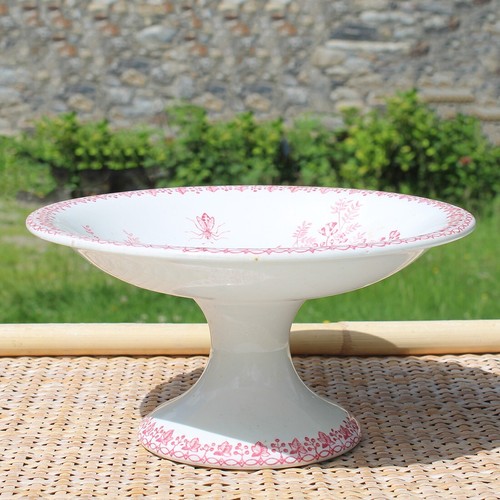 Ancien compotier faïence - en,