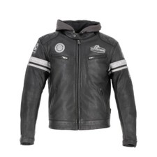 Veste Blouson L Cuir moto CE Helstons Riposte Doublure Harley Triumph indian