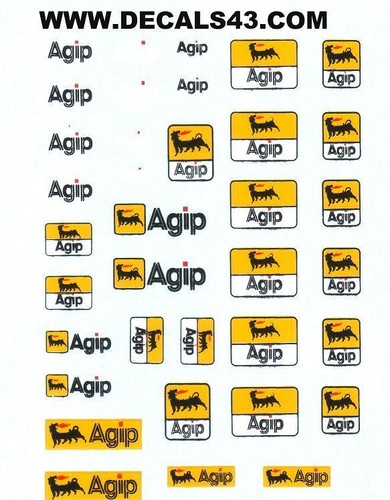 Decals decalcomanie agip 43 - decals,