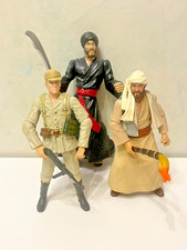 Lot 3 Figurine Indiana Jones Lucasfilm German soldier Sallah Cairo swords Hasbro